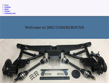 Tablet Screenshot of 2002underground.com